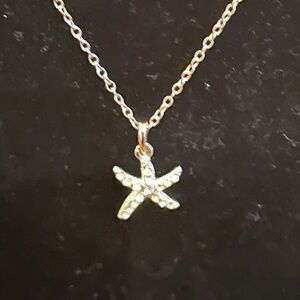 Starfish Pendant Necklace & Matching Earrings